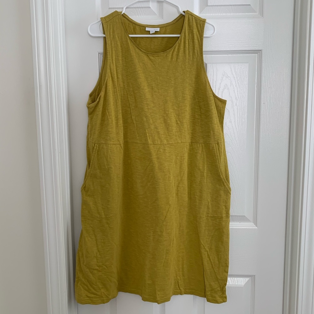 J Jill Green Knit Dress